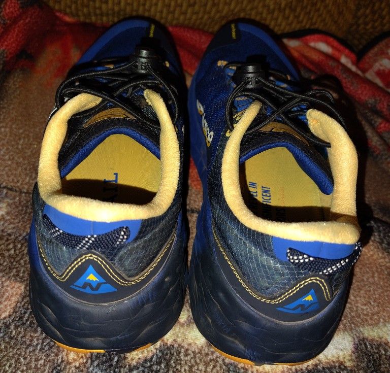 New Balance Fresh Foam X Trail More v3 Mens Blue Running Shoes Size 10 2E