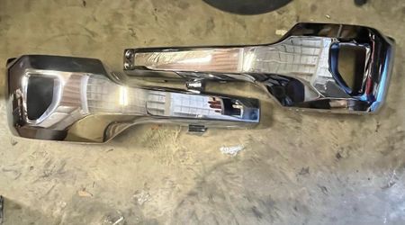LA Zona Auto Parts 16 17 18 Chevy Silverado Modular Lower Front Bumper Defensa de Enfrente Chrome Cromado