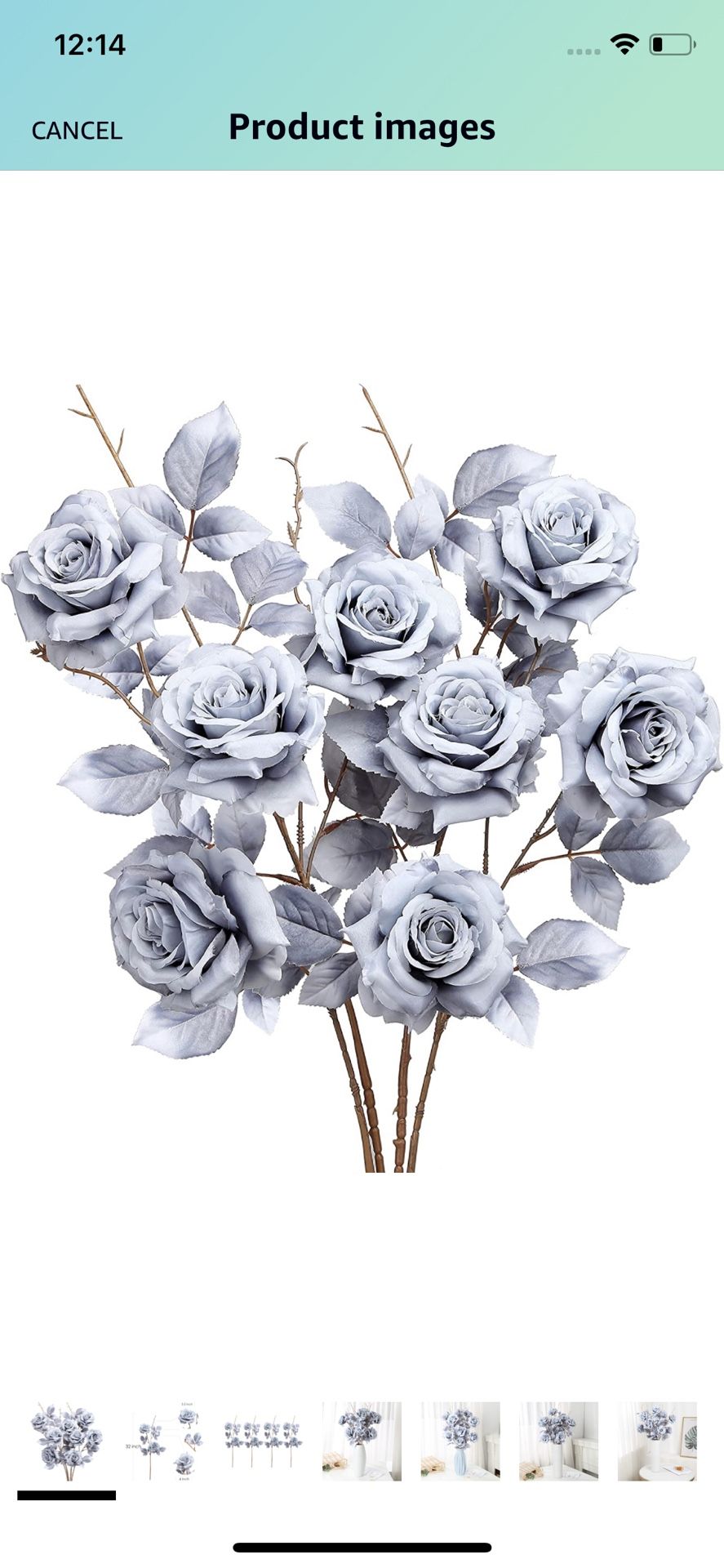Brand New 4 pcs Artificial Flowers Bulk Fake Fall Silk Roses