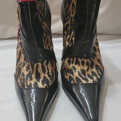 Womens Baby Phat heeled boots size 8