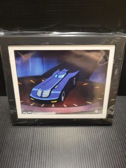 Batmobile Animation Cel