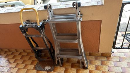 Escalera y dolly