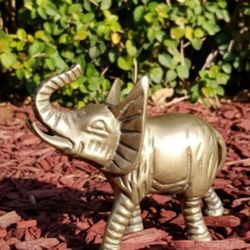 Brass Elephant Figurine 