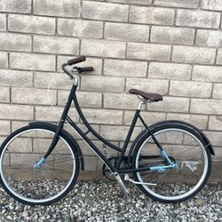 Black Beach Cruiser Bike Bicycle 