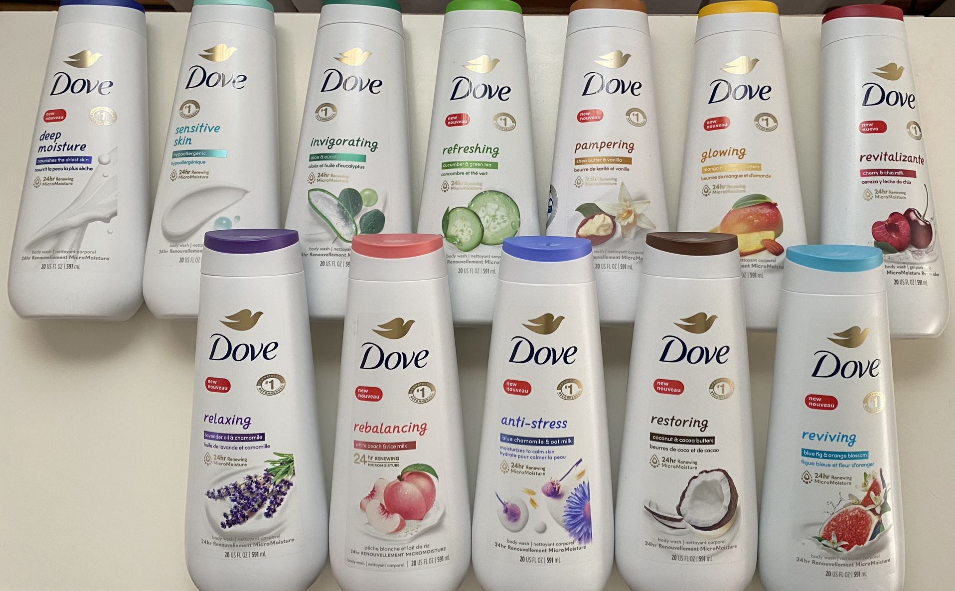 Dove bodywash