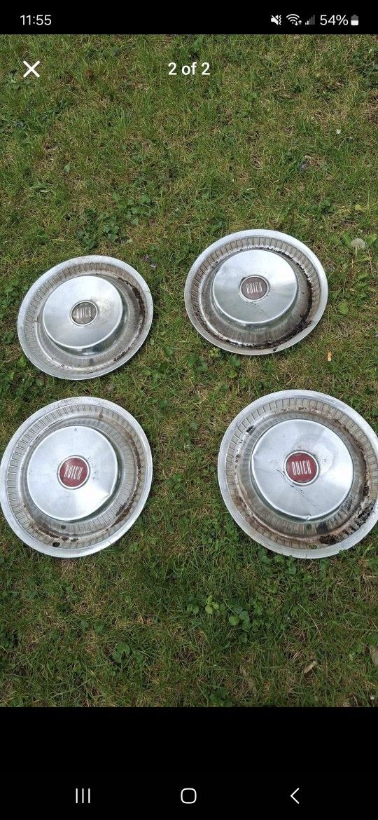 14 Inch Buick Hub Caps 4 Set