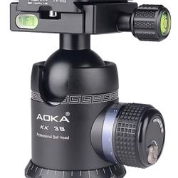 Aoka Professional 360-degree Rotating Panoramic Ball Head With 1/4 Inch Quick Re