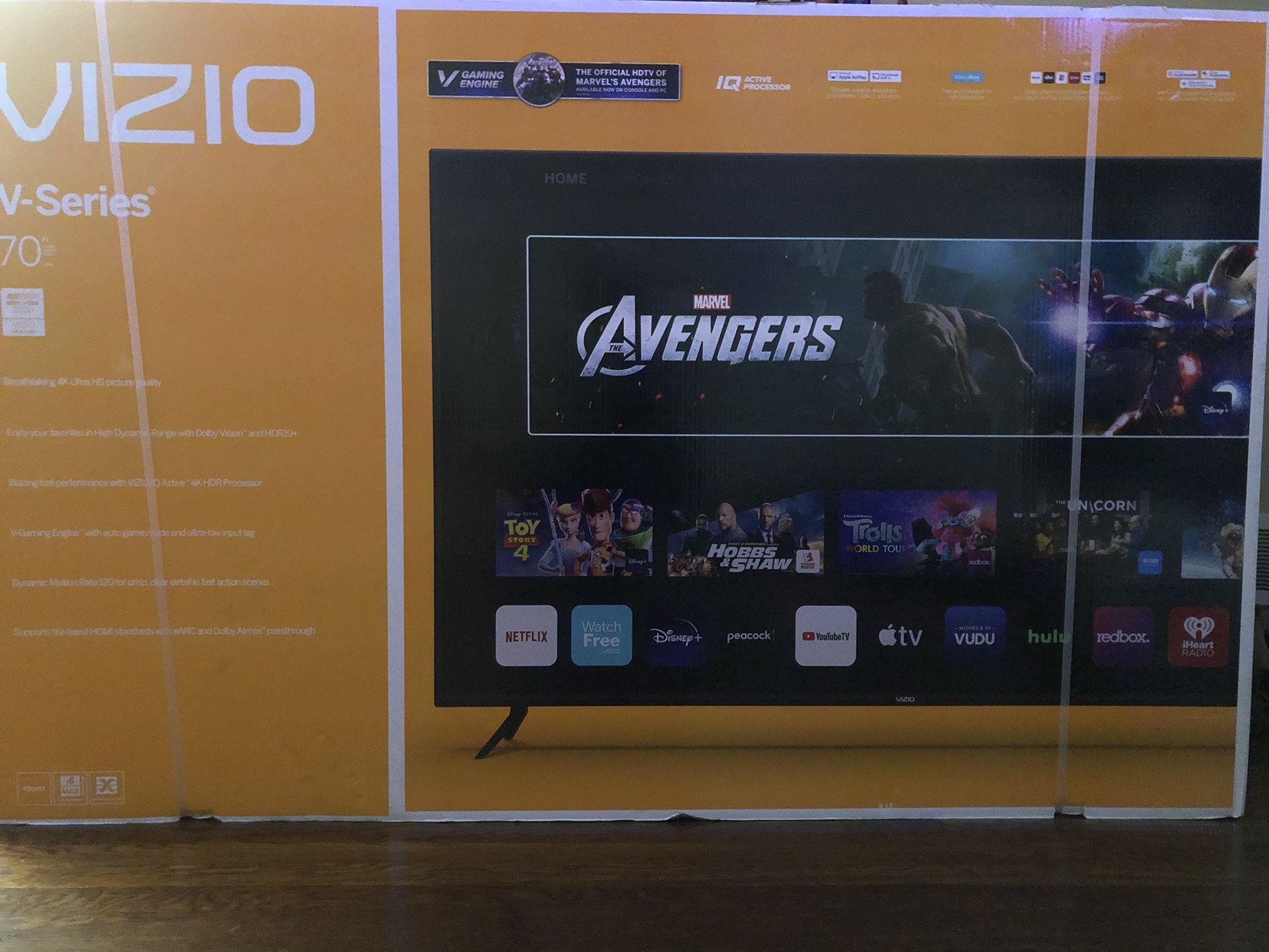 BRAND NEW IN BOX 70” VIZIO 4K SMART TV