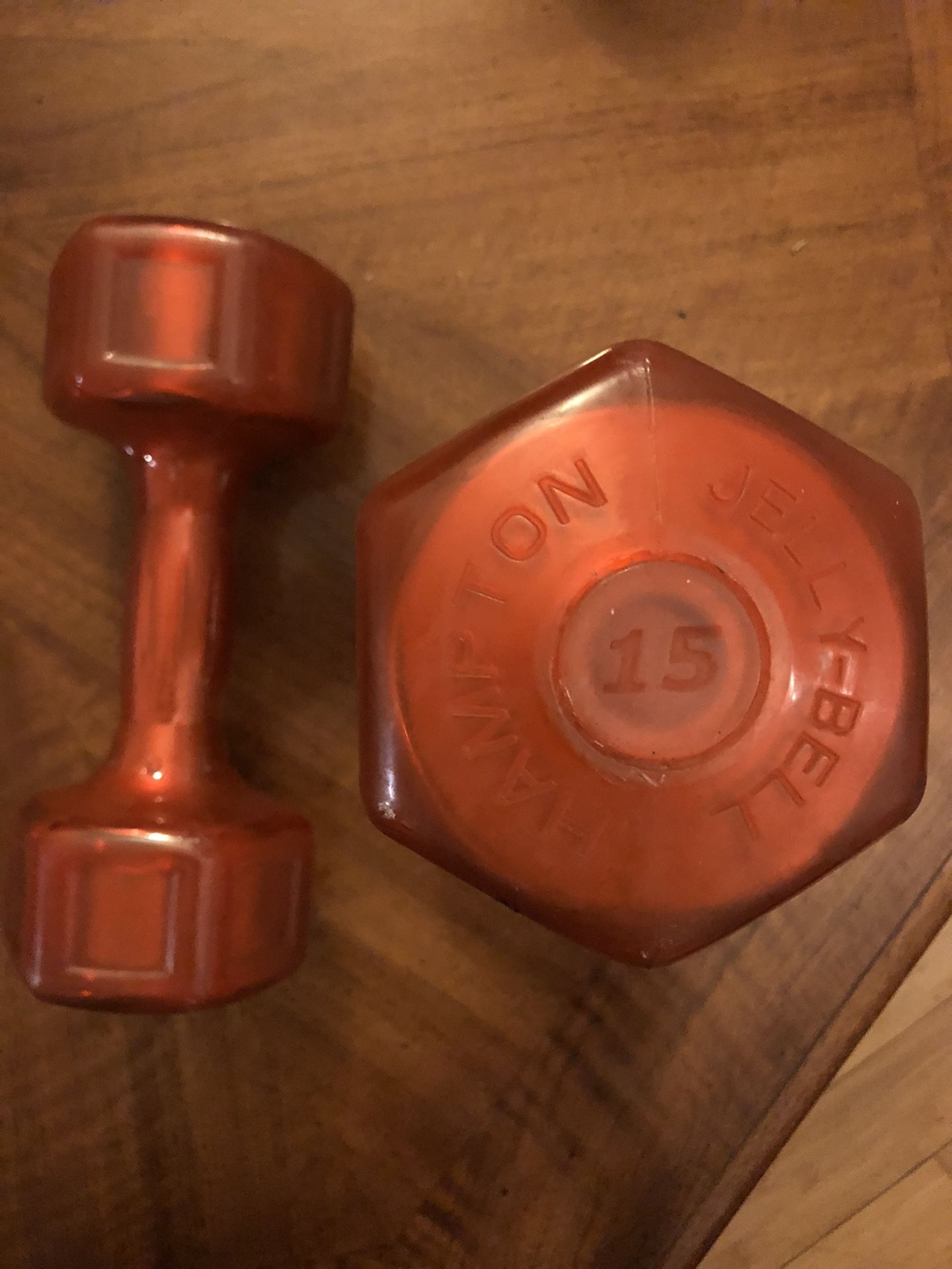 15 lbs Jelly-Bell Dumbbells