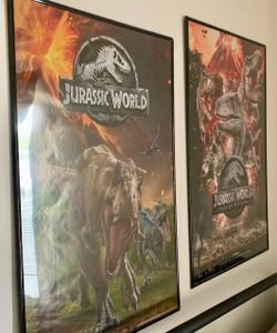 Jurassic World Movie Posters and Dinosaur Art