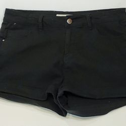 Forever 21 Black Stretchy Denim Shorts size Woman's 28 (size 6)