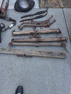 Vintage farming equipment