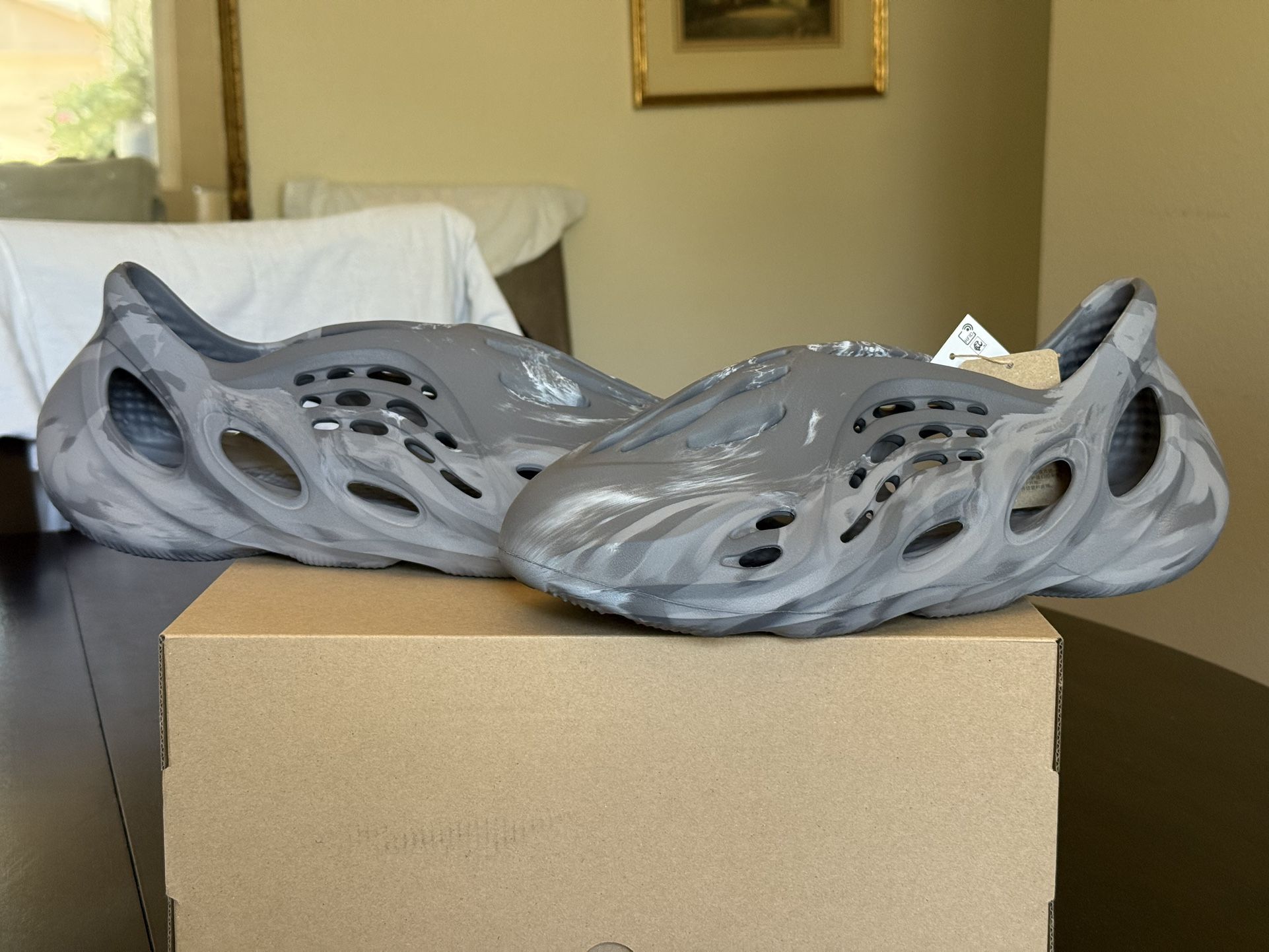 Size 12 - Adidas Yeezy Foam RNNR “MX Granite”