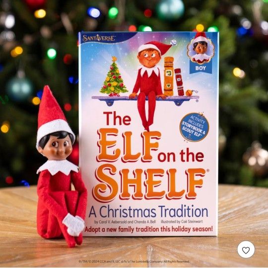 Elf on the Shelf Boy-Brown eyes