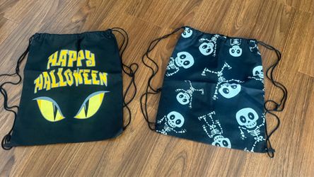 13” x 15” Halloween Drawstring Bags Set of 2