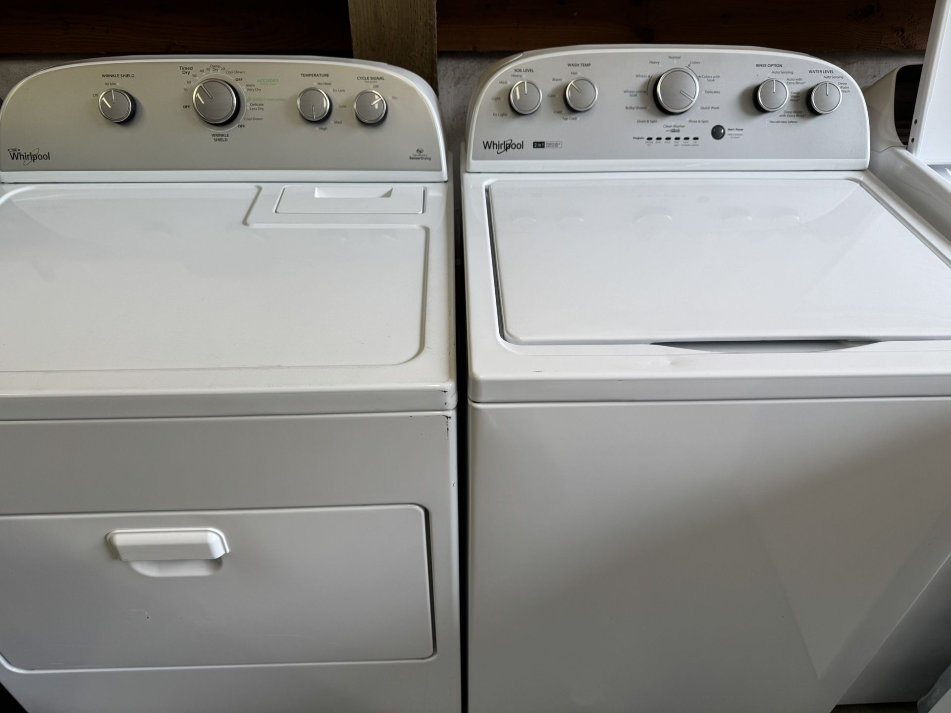 Whirlpool Washer&Dryer 