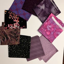 Sewing Fabric 9 Pieces