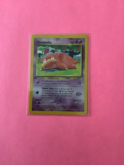 1st Edition Slowpoke 73/111 Pokemon Card from Neo Genesis 
