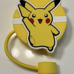 Pokemon Legends Z-A x Kung Fu Tea Straw Topper Picachu