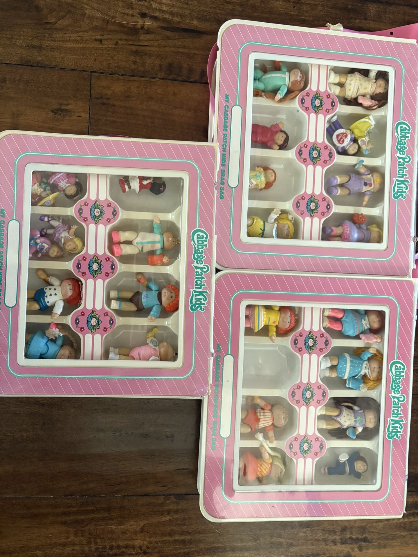 Vintage Cabbage Patch Kid Dolls and Ceramic Statue