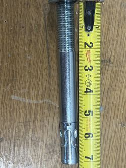 3/4 By 7 Inch Wedge Anchor Bolt