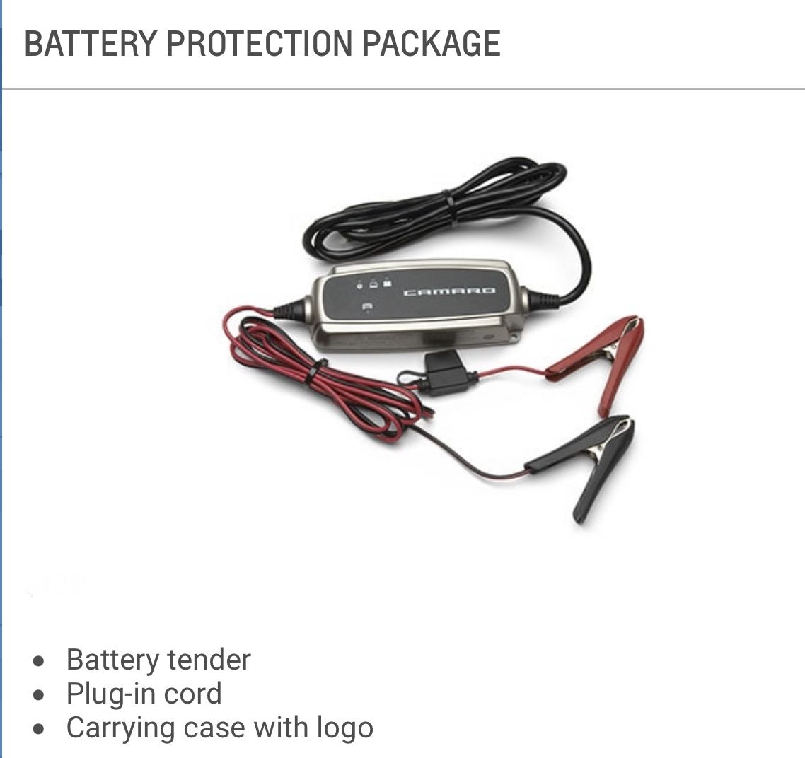 Camaro Battery Tender