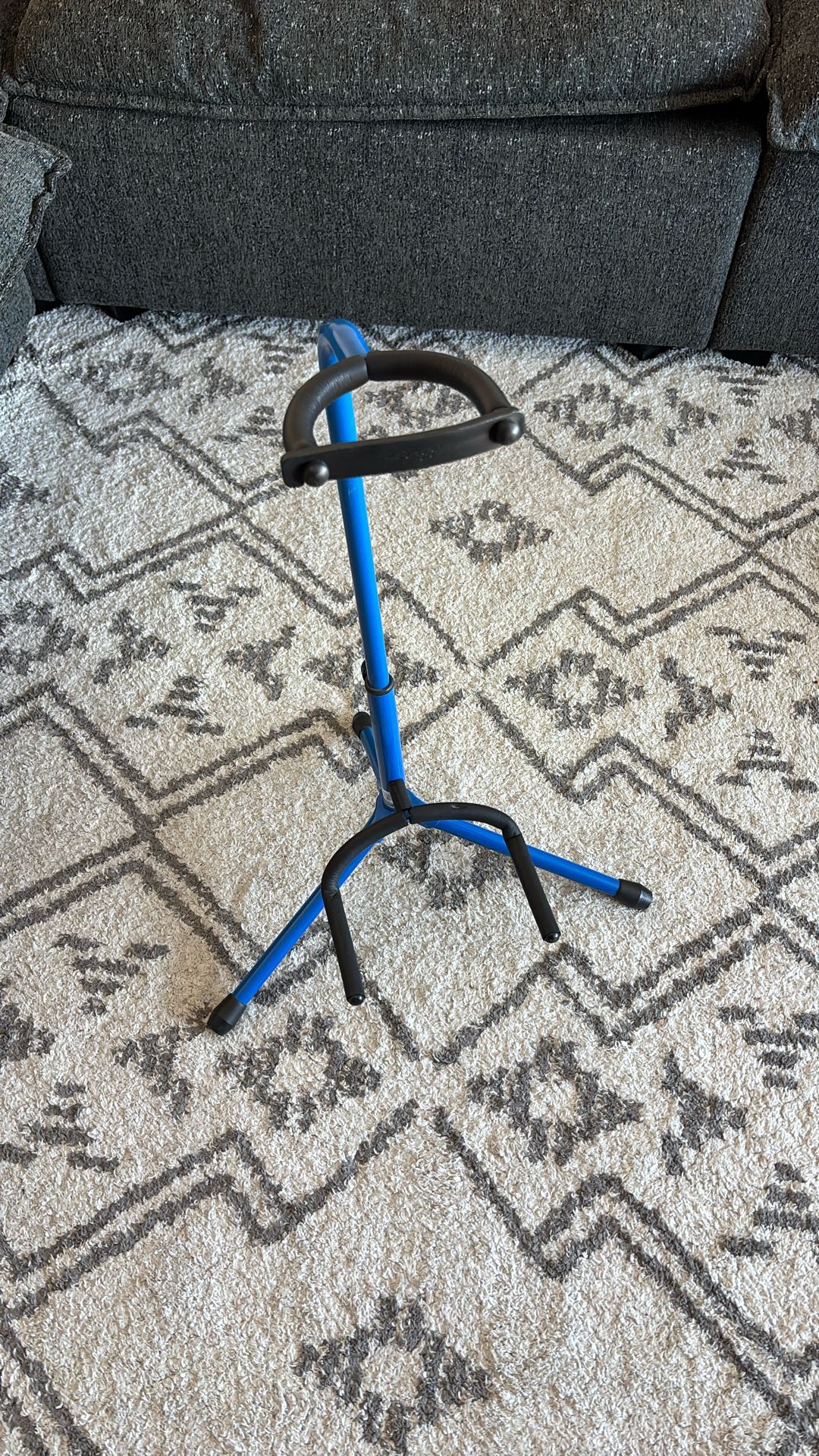 Blue Guitar Stand
