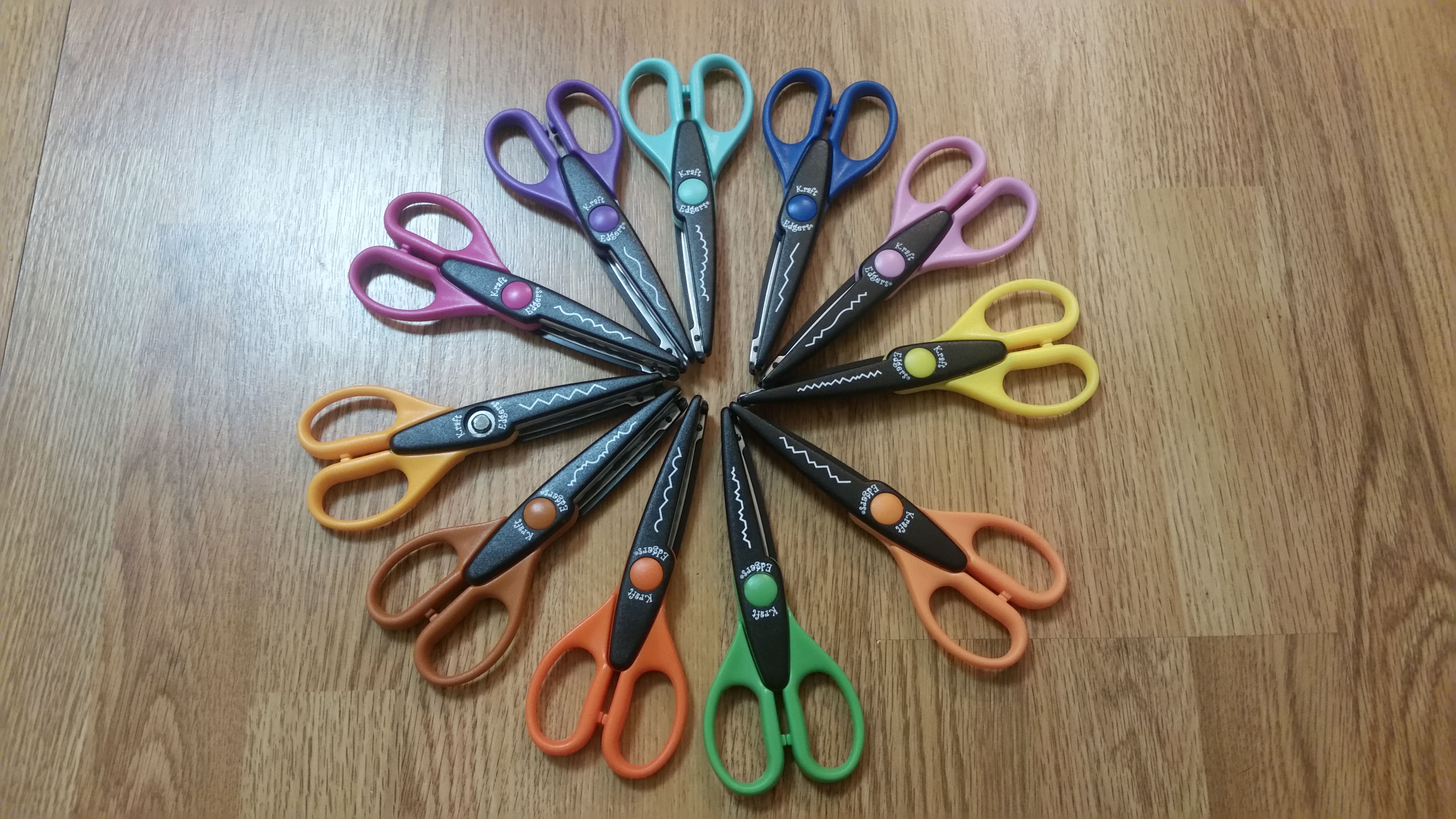 Kraft Edgers Pattern Scissors - Set of 11