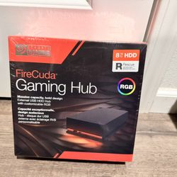8TB FIRE CUDA GAMING HUB EXTERNAL HARD DRIVE