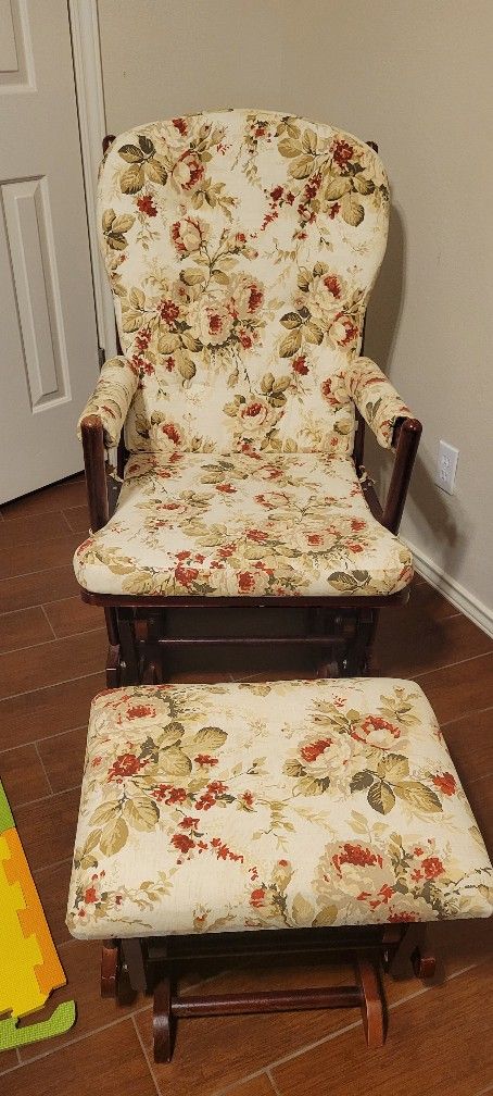  Glider Chair Newly Reupholstered!