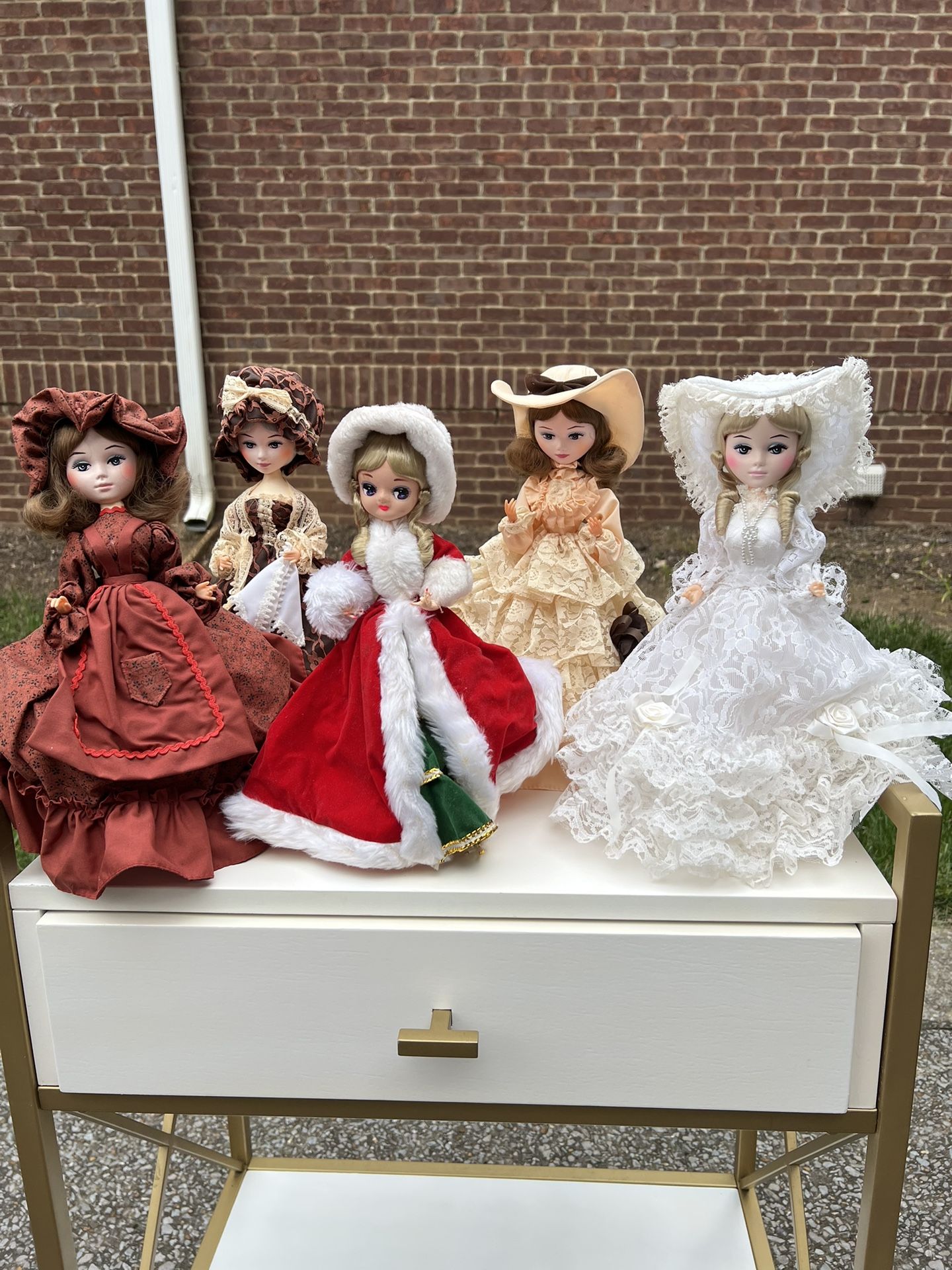 Vintage 14” Big Eye Doll Bradley 70s Stockinette Boudoir Korea MCM Mod Anime Manga PRICE IS FOR EACH DOLL (Or all for $70 plus shipping) Select do