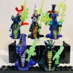 Ninjago Serpentines Army Minifigures | New Custom LEGO Compatible Toys