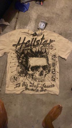 1:1 Tan hellstar shirt