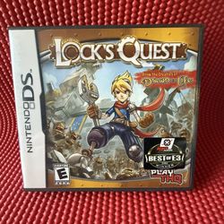 Lock’s Quest Nintendo Ds