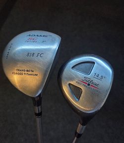 Classic Titleist Wood & Adams Driver Set