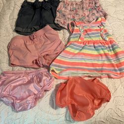 Assorted Clothes 18 Months. Shorts, Shirt, Undies