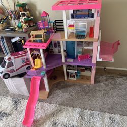 Barbie Dream House And Accessories