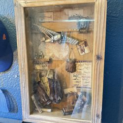 Airplane / Pilot Shadow Box Decor 