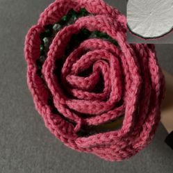 Crocheted Baby Girl Blanket / Rose Bouquet
