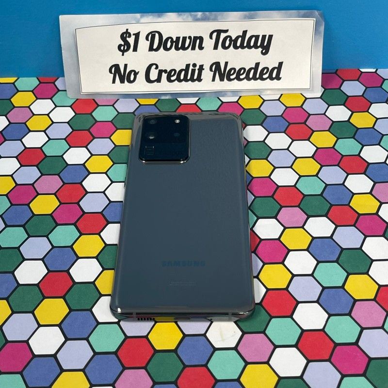 Samsung Galaxy S20 Ultra 5G -PAYMENTS AVAILABLE-$1 Down Today 