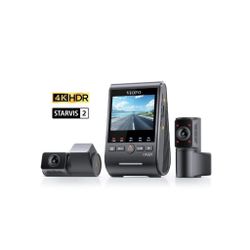 Viofo A329S 3‑Channel Dash Cam – 4K Front + 2K Cabin + 2K Rear Recording
