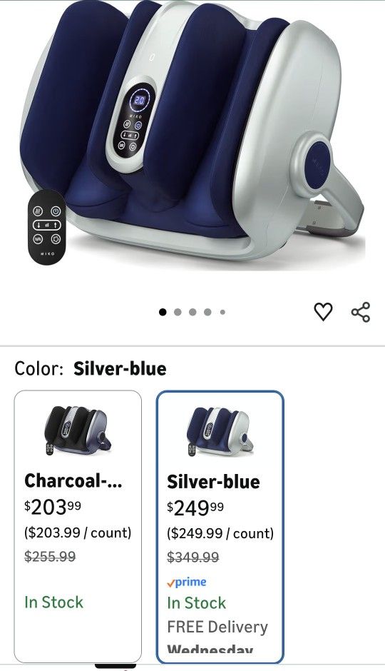MIKO Shiatsu Foot Massager: Amazon Price $250