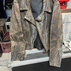 HEAVY DUTY LEATHER JACKET OBO