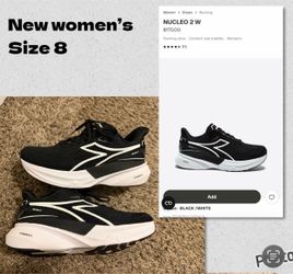 Diadora Nucleo 2 W Running Shoes Size 8