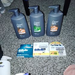 Mens  Dove And Gillette Hygiene PACKAGE DEAL RETAILS FOR $ 90