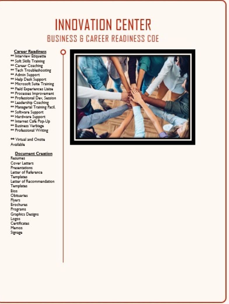 Business And Professional Readiness COE