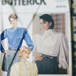 Butterick Ladies Blouse Pattern Uncut 