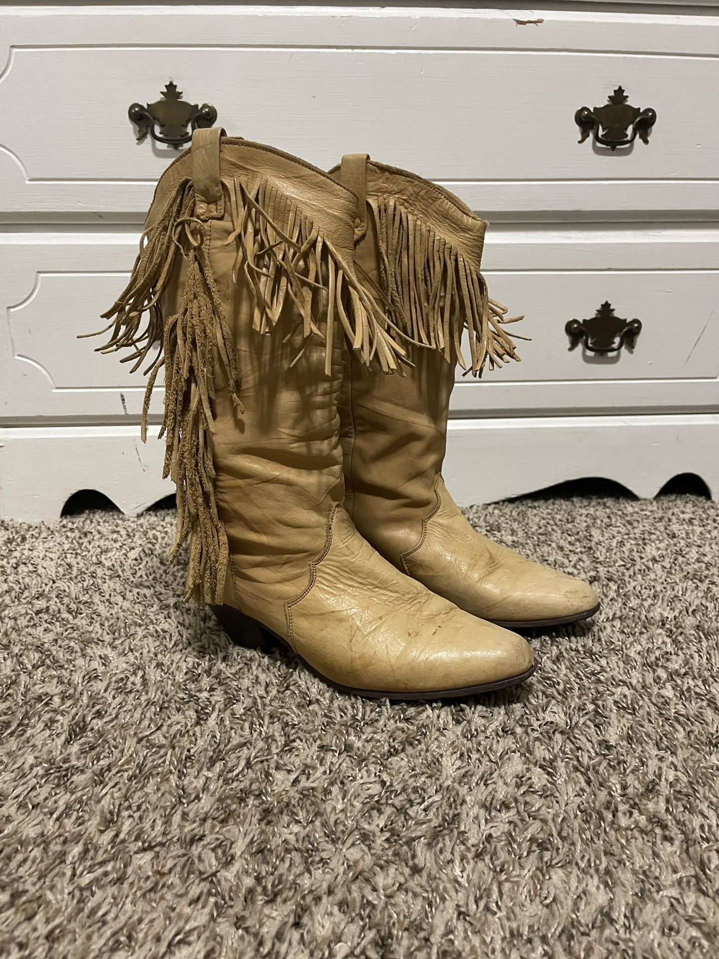Fringe Cowboy Boots