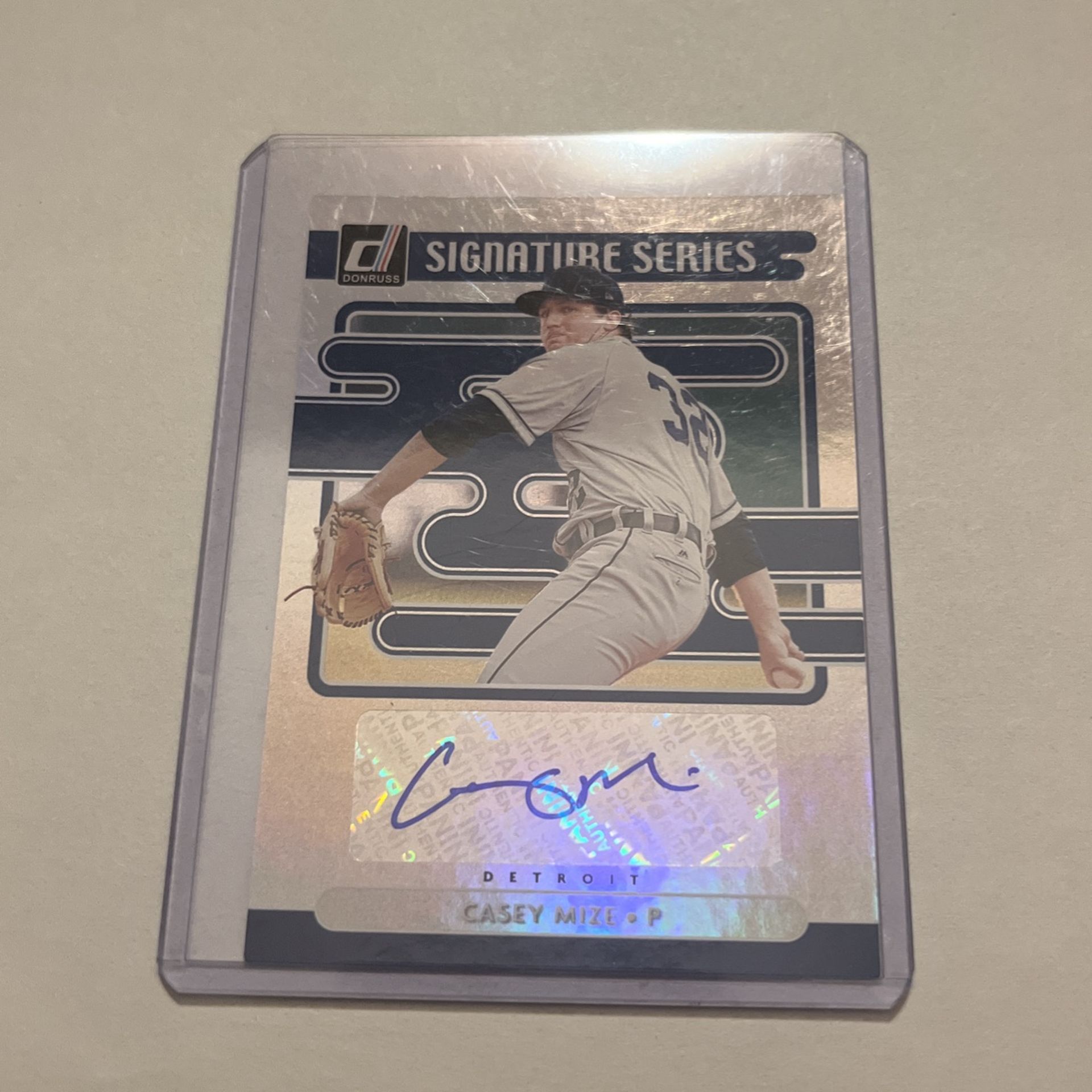 Casey Mize Signature Series 2021 Panini, Donruss Card
