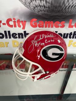 Herschel Walker Signed Georgia Bulldogs Football Helmet "1982 Heisman"